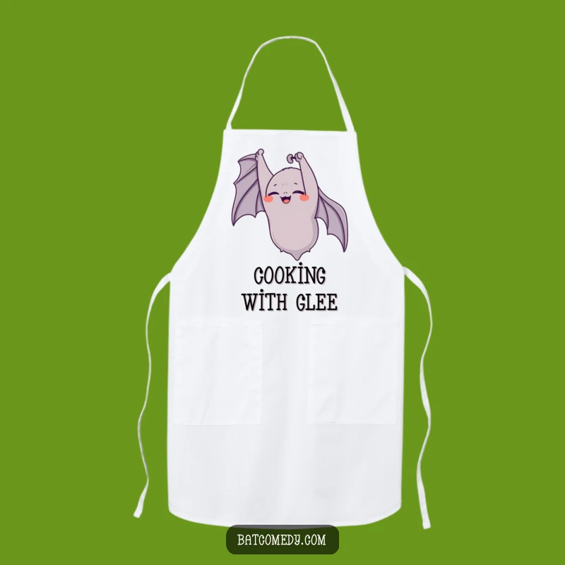 Funny Giggling Bat Apron: Cook with Joyful Hangtime Funny Gift