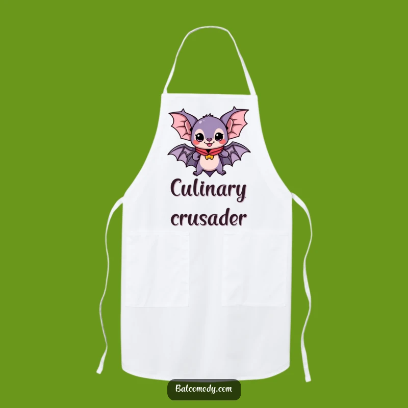 Funny Kawaii Bat Adventure Apron: Kitchen Hero Duty, Perfect Funny Gift