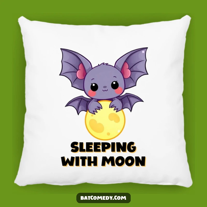 Funny Kawaii Bat Pillow: Cuddle with Moonlit Magic and Comfort