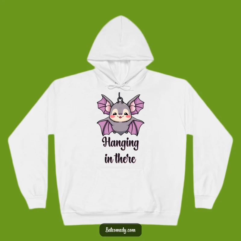 Cozy Funny Kawaii Bat Hoodie: Hang Out in Humor and Warmth