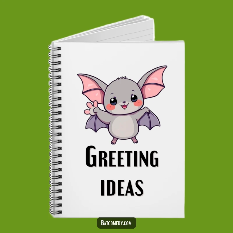 Funny Bat Wave Notebook: Journal Your Greetings with this Humorous Gift