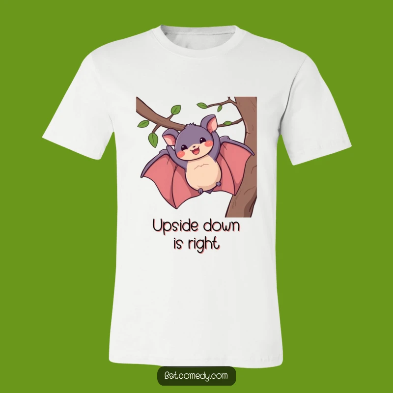 Funny Bat Grin T-Shirt - Wear Your Happy Side with This Hilarious Tee