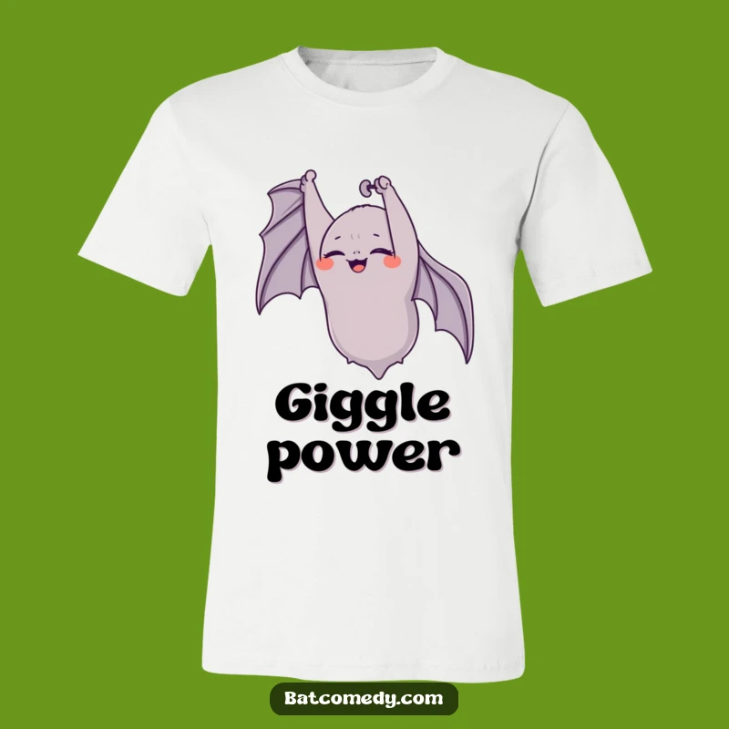 Funny Giggling Bat T-Shirt: Happy Hangout Tee for Bat Lovers Funny Gift