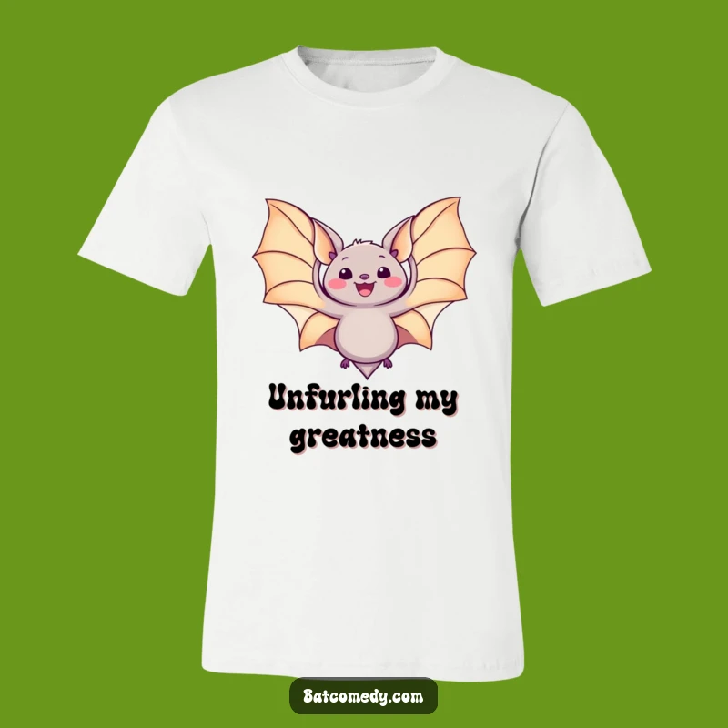 Funny Kawaii Bat Wings T-Shirt - Delightful & Spreading Joy